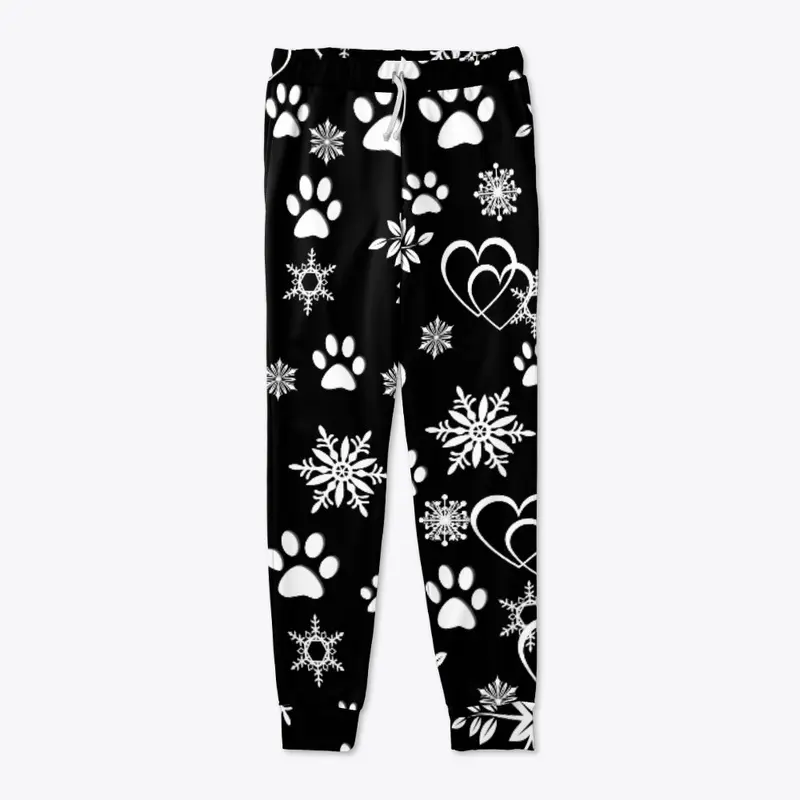 Snowflakes Hearts Pawprints